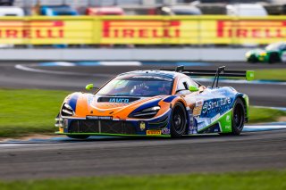 #88 McLaren 720S GT3 EVO of Todd Coleman / Thomas Merrill / Aaron Telitz, Archangel Motorsports, Indy 8H, Pro-Am, SRO America, Indianapolis Motor Speedway, Indianapolis, IN, Oct 16–19, 2025
 | Fabian Lagunas | www.lagunasphotography.com | For SRO Motorsports Group 2025