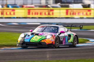 #32 Porsche 911 GT3 R (992) of Kyle Washington / Tom Sargent / Klaus Bachler, GMG Racing, Indy 8H, IGTC, Pro-Am, SRO America, Indianapolis Motor Speedway, Indianapolis, IN, Oct 16–19, 2025
 | Fabian Lagunas | www.lagunasphotography.com | For SRO Motorsports Group 2025