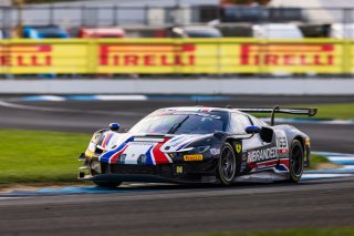 #163 Ferrari 296 GT3 of Jay Schreibman / Oswaldo Negri / Conrad Grunewald, AF Corse USA, Indy 8H, IGTC, Am, SRO America, Indianapolis Motor Speedway, Indianapolis, IN, Oct 16–19, 2025
 | Fabian Lagunas | www.lagunasphotography.com | For SRO Motorsports Group 2025