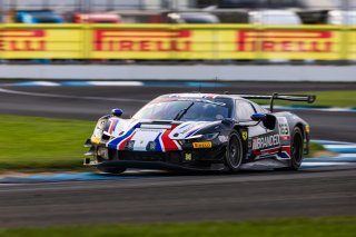 #163 Ferrari 296 GT3 of Jay Schreibman / Oswaldo Negri / Conrad Grunewald, AF Corse USA, Indy 8H, IGTC, Am, SRO America, Indianapolis Motor Speedway, Indianapolis, IN, Oct 16–19, 2025
 | Fabian Lagunas | www.lagunasphotography.com | For SRO Motorsports Group 2025