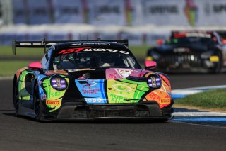 #32 Porsche 911 GT3 R (992) of Kyle Washington / Tom Sargent / Klaus Bachler, GMG Racing, Indy 8H, IGTC, Pro-Am, SRO America, Indianapolis Motor Speedway, Indianapolis, IN, Oct 16–19, 2025
 | Fabian Lagunas | www.lagunasphotography.com | For SRO Motorsports Group 2025