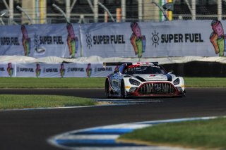 #34 Mercedes-AMG GT3 EVO of Michai Stephens / Mikael Grenier / Lucas Auer, JMF Motorsports, Indy 8H, IGTC, Pro, SRO America, Indianapolis Motor Speedway, Indianapolis, IN, Oct 16–19, 2025
 | Fabian Lagunas | www.lagunasphotography.com | For SRO Motorsports Group 2025
