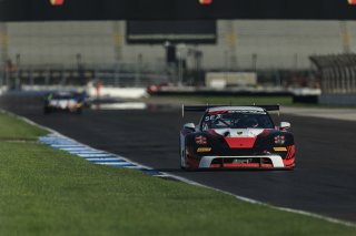 #18 Porsche 911 GT3 R (992) of Alex Sedgwick / Jan Heylen / Alessio Picariello, RS1, Indy 8H, IGTC, Pro, SRO America, Indianapolis Motor Speedway, Indianapolis, IN, Oct 16–19, 2025
 | Fabian Lagunas | www.lagunasphotography.com | For SRO Motorsports Group 2025