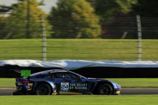 #24 Aston Martin Vantage AMR GT3 EVO of Gray Newell / Zach Robichon / Darren Turner, Heart of Racing Team, Indy 8H, Pro-Am, SRO America, Indianapolis Motor Speedway, Indianapolis, IN, Oct 16–19, 2025
 | Fabian Lagunas | www.lagunasphotography.com | For SRO Motorsports Group 2025