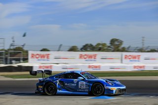 #21 Porsche 911 GT3 R (992) of Dustin Blattner / Alfred Renauer / Dennis Marschall, Blattner Company by Herberth Motorsport, Indy 8H, IGTC, Pro-Am, SRO America, Indianapolis Motor Speedway, Indianapolis, IN, Oct 16&ndash;19, 2025
 | Fabian Lagunas | www.lagunasphotography.com | For SRO Motorsports Group 2025