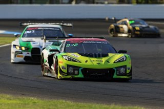 #11 Chevrolet Corvette Z06 GT3.R of Blake McDonald / Alec Udell / Matt Bell, DXDT Racing, Indy 8H, Pro-Am, SRO America, Indianapolis Motor Speedway, Indianapolis, IN, Oct 16–19, 2025
 | Fabian Lagunas | www.lagunasphotography.com | For SRO Motorsports Group 2025