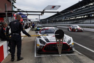 #34 Mercedes-AMG GT3 EVO of Michai Stephens / Mikael Grenier / Lucas Auer, JMF Motorsports, Indy 8H, IGTC, Pro, SRO America, Indianapolis Motor Speedway, Indianapolis, IN, Oct 16–19, 2025
 | Fabian Lagunas | www.lagunasphotography.com | For SRO Motorsports Group 2025