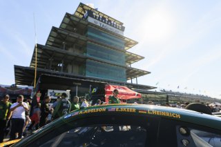 Grid walk at GT World Challenge America Powered by AWS, Indy 8HR, SRO America, Indianapolis Motor Speedway, Speedway, IN Oct 15 - 19, 2025 #120 Porsche 911 GT3 R (992) of Adam Adelson / Elliott Skeer / Laurin Heinrich, Wright Motorsports, Indy 8H, IGTC, P | Fabian Lagunas | www.lagunasphotography.com | For SRO Motorsports Group 2025