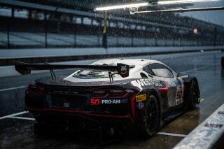 #50 Chevrolet Corvette Z06 GT3.R of Ross Chouest / Aaron Povoledo / Nicky Catsburg, Chouest Povoledo Racing, Indy 8H, Pro-Am, SRO America, Indianapolis Motor Speedway, Indianapolis, IN, Oct 16–19, 2025
 | SRO Motorsports Group