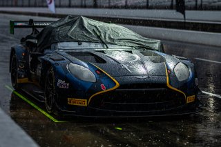 #24 Aston Martin Vantage AMR GT3 EVO of Gray Newell / Zach Robichon / Darren Turner, Heart of Racing Team, Indy 8H, Pro-Am, SRO America, Indianapolis Motor Speedway, Indianapolis, IN, Oct 16–19, 2025
 | SRO Motorsports Group