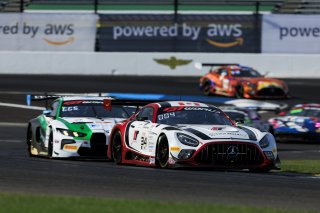 #34 Mercedes-AMG GT3 EVO of Michai Stephens / Mikael Grenier / Lucas Auer, JMF Motorsports, Indy 8H, IGTC, Pro, SRO America, Indianapolis Motor Speedway, Indianapolis, IN, Oct 16–19, 2025
 | Fabian Lagunas | www.lagunasphotography.com | For SRO Motorsports Group 2025
