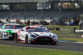 #34 Mercedes-AMG GT3 EVO of Michai Stephens / Mikael Grenier / Lucas Auer, JMF Motorsports, Indy 8H, IGTC, Pro, SRO America, Indianapolis Motor Speedway, Indianapolis, IN, Oct 16–19, 2025
 | Fabian Lagunas | www.lagunasphotography.com | For SRO Motorsports Group 2025