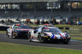 #163 Ferrari 296 GT3 of Jay Schreibman / Oswaldo Negri / Conrad Grunewald, AF Corse USA, Indy 8H, IGTC, Am, SRO America, Indianapolis Motor Speedway, Indianapolis, IN, Oct 16–19, 2025
 | Fabian Lagunas | www.lagunasphotography.com | For SRO Motorsports Group 2025