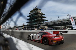 #34 Mercedes-AMG GT3 EVO of Michai Stephens / Mikael Grenier / Lucas Auer, JMF Motorsports, Indy 8H, IGTC, Pro, SRO America, Indianapolis Motor Speedway, Indianapolis, IN, Oct 16–19, 2025
 | Fabian Lagunas | www.lagunasphotography.com | For SRO Motorsports Group 2025