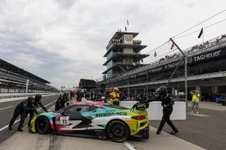#11 Chevrolet Corvette Z06 GT3.R of Blake McDonald / Alec Udell / Matt Bell, DXDT Racing, Indy 8H, Pro-Am, SRO America, Indianapolis Motor Speedway, Indianapolis, IN, Oct 16–19, 2025
 | Fabian Lagunas | www.lagunasphotography.com | For SRO Motorsports Group 2025
