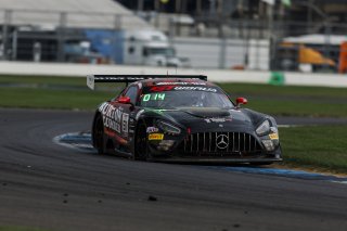 #91 Mercedes-AMG GT3 EVO of Jeff Burton / Daan Arrow / Philip Ellis, DXDT Racing, Indy 8H, IGTC, Pro-Am, SRO America, Indianapolis Motor Speedway, Indianapolis, IN, Oct 16–19, 2025
 | Fabian Lagunas | www.lagunasphotography.com | For SRO Motorsports Group 2025
