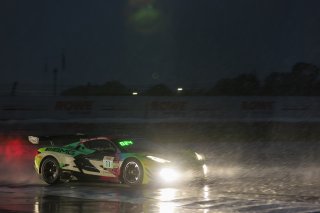 #11 Chevrolet Corvette Z06 GT3.R of Blake McDonald / Alec Udell / Matt Bell, DXDT Racing, Indy 8H, Pro-Am, SRO America, Indianapolis Motor Speedway, Indianapolis, IN, Oct 16–19, 2025
 | Fabian Lagunas | www.lagunasphotography.com | For SRO Motorsports Group 2025