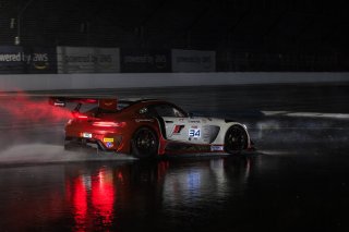 #34 Mercedes-AMG GT3 EVO of Michai Stephens / Mikael Grenier / Lucas Auer, JMF Motorsports, Indy 8H, IGTC, Pro, SRO America, Indianapolis Motor Speedway, Indianapolis, IN, Oct 16–19, 2025
 | Fabian Lagunas | www.lagunasphotography.com | For SRO Motorsports Group 2025