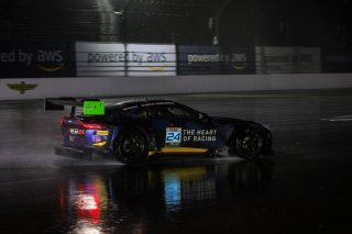 #24 Aston Martin Vantage AMR GT3 EVO of Gray Newell / Zach Robichon / Darren Turner, Heart of Racing Team, Indy 8H, Pro-Am, SRO America, Indianapolis Motor Speedway, Indianapolis, IN, Oct 16–19, 2025
 | Fabian Lagunas | www.lagunasphotography.com | For SRO Motorsports Group 2025