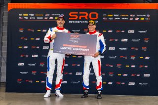 #163 Ferrari 296 GT3 of Jay Schreibman / Oswaldo Negri / Conrad Grunewald, AF Corse USA, Indy 8H, IGTC, Am, SRO America, Indianapolis Motor Speedway, Indianapolis, IN, Oct 16–19, 2025
 | Fabian Lagunas | www.lagunasphotography.com | For SRO Motorsports Group 2025