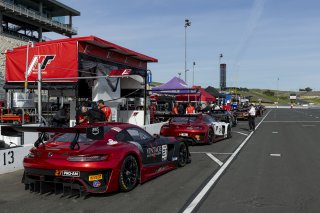 #27 Mercedes-AMG GT3 EVO of Jason Daskalos and Lorcan Hanafin, JMF Motorsports, GT World Challenge America, Pro-Am, SRO America, Sonoma Raceway, Sonoma, CA, Mar 27 - 29, 2026 #34 Mercedes-AMG GT3 EVO of Michai Stephens and Mikael Grenier, Pro, 2026
 | Fabian Lagunas&copy;2026