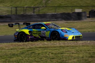#242 Porsche 911 GT3-R (992) of Therese Lahlouh and Thomas Merrill, Wright Motorsports, GT World Challenge America, Pro-Am, SRO America, Sonoma Raceway, Sonoma, CA, Mar 27 - 29, 2026
 | Fabian Lagunas&copy;2026