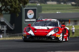 #8 Porsche 911 GT3-R (992) EVO of Michael McCann Jr. and Zachary Vanier, McCann Racing, GT World Challenge America, Pro, SRO America, Sonoma Raceway, Sonoma, CA, Mar 27 - 29, 2026
 | Fabian Lagunas&copy;2026