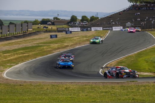 #28 Porsche 911 GT3-R (992) of Juan Martinez and Jan Heylen, RS1, GT World Challenge America, Pro-Am, SRO America, Sonoma Raceway, Sonoma, CA, Mar 27 - 29, 2026
 | Andrew Miterko Photography LLC &copy;2026