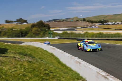 #242 Porsche 911 GT3-R (992) of Therese Lahlouh and Thomas Merrill, Wright Motorsports, GT World Challenge America, Pro-Am, SRO America, Sonoma Raceway, Sonoma, CA, Mar 27 - 29, 2026
 | Andrew Miterko Photography LLC &copy;2026