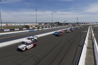 GT World Challenge America Race Start, /#34 Mercedes-AMG GT3 EVO of Michai Stephens and Mikael Grenier, JMF Motorsports, GT World Challenge America, Pro, SRO America, Sonoma Raceway, Sonoma, CA, Mar 27 - 29, 2026
 | Fabian Lagunas&copy;2026