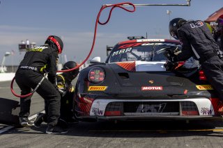 #28 Porsche 911 GT3-R (992) of Juan Martinez and Jan Heylen, RS1, GT World Challenge America, Pro-Am, SRO America, Sonoma Raceway, Sonoma, CA, Mar 27 - 29, 2026
 | Fabian Lagunas&copy;2026
