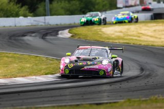#13 Porsche 911 GT3-R (992) of Todd Parriott and Riley Dickinson, Kellymoss, GT World Challenge America, Pro-Am, SRO America, Sonoma Raceway, Sonoma, CA, Mar 27 - 29, 2026
 | Fabian Lagunas&copy;2026