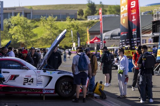 Paddock, #34 Mercedes-AMG GT3 EVO of Michai Stephens and Mikael Grenier, JMF Motorsports, GT World Challenge America, Pro, SRO America, Sonoma Raceway, Sonoma, CA, Mar 27 - 29, 2026
 | Fabian Lagunas&copy;2026