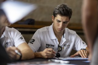 GT World Challenge America Autograph Session #12 Ferrari 296 GT3 EVO of Matias Perez Companc and Frederik Schandorff, AF Corse USA, GT World Challenge America, Pro, SRO America, Sonoma Raceway, Sonoma, CA, Mar 27 - 29, 2026
 | Fabian Lagunas&copy;2026
