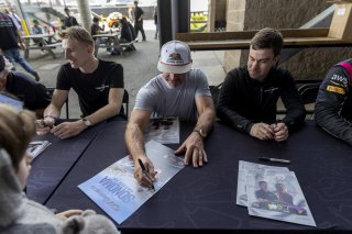 GT World Challenge America Autograph Session, #13 Porsche 911 GT3-R (992) of Todd Parriott and Riley Dickinson, Kellymoss, GT World Challenge America, Pro-Am, SRO America, Sonoma Raceway, Sonoma, CA, Mar 27 - 29, 2026
 | Fabian Lagunas&copy;2026