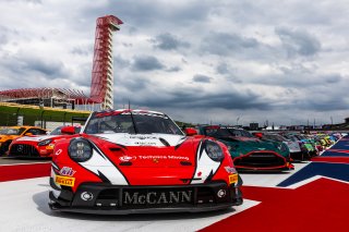 #8 Porsche 911 GT3-R (992) EVO of Michael McCann Jr. and Zachary Vanier, McCann Racing, GT World Challenge America, Pro, SRO America, Circuit of The Americas, Austin, TX, Apr 24 - 26, 2026
 | Fabian Lagunas | www.lagunasphotography.com | 2026