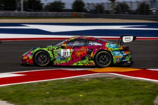 #31 Porsche 911 GT3-R (992) EVO of Dave Musial Jr. and Ryan Yardley, Wright Motorsports, GT World Challenge America, Pro-Am, SRO America, Circuit of The Americas, Austin, TX, Apr 24 - 26, 2026
 | Fabian Lagunas | www.lagunasphotography.com | 2026