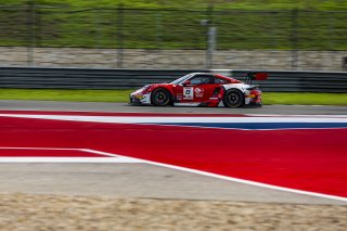 #8 Porsche 911 GT3-R (992) EVO of Michael McCann Jr. and Zachary Vanier, McCann Racing, GT World Challenge America, Pro, SRO America, Circuit of The Americas, Austin, TX, Apr 24 - 26, 2026
 | Fabian Lagunas | www.lagunasphotography.com | 2026