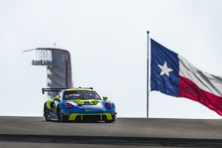 #242 Porsche 911 GT3-R (992) EVO of Therese Lahlouh and Thomas Merrill, Wright Motorsports, GT World Challenge America, Pro-Am, SRO America, Circuit of The Americas, Austin, TX, Apr 24 - 26, 2026
 | Fabian Lagunas | www.lagunasphotography.com | 2026