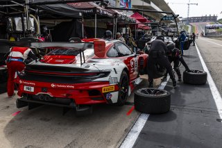 #8 Porsche 911 GT3-R (992) EVO of Michael McCann Jr. and Zachary Vanier, McCann Racing, GT World Challenge America, Pro, SRO America, Circuit of The Americas, Austin, TX, Apr 24 - 26, 2026
 | Fabian Lagunas | www.lagunasphotography.com | 2026