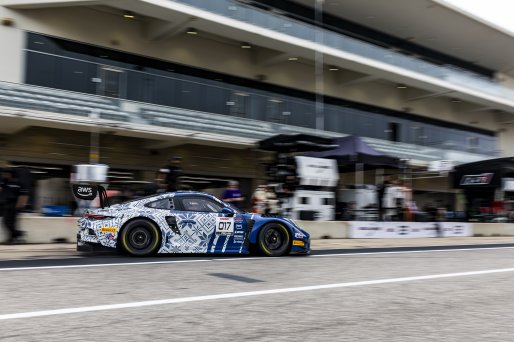 #017 Porsche 911 GT3-R (992) EVO of Michael Clark and Colin Braun, Kellymoss, GT World Challenge America, Pro-Am, SRO America, Circuit of The Americas, Austin, TX, Apr 24 - 26, 2026
 | Fabian Lagunas | www.lagunasphotography.com | 2026