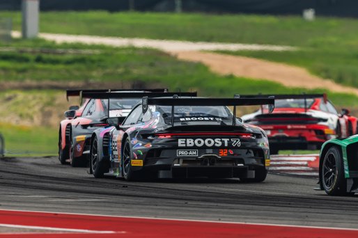 #32 Porsche 911 GT3-R (992) EVO of Kyle Washington and Tom Sargent, GMG Racing, GT World Challenge America, Pro-Am, SRO America, Circuit of The Americas, Austin, TX, Apr 24 - 26, 2026
 | Fabian Lagunas | www.lagunasphotography.com | 2026