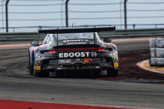 #32 Porsche 911 GT3-R (992) EVO of Kyle Washington and Tom Sargent, GMG Racing, GT World Challenge America, Pro-Am, SRO America, Circuit of The Americas, Austin, TX, Apr 24 - 26, 2026
 | Fabian Lagunas | www.lagunasphotography.com | 2026