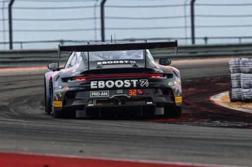 #32 Porsche 911 GT3-R (992) EVO of Kyle Washington and Tom Sargent, GMG Racing, GT World Challenge America, Pro-Am, SRO America, Circuit of The Americas, Austin, TX, Apr 24 - 26, 2026
 | Fabian Lagunas | www.lagunasphotography.com | 2026