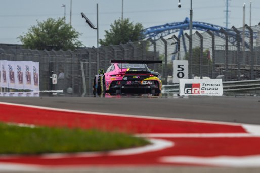 #13 Porsche 911 GT3-R (992) EVO of Todd Parriott and Riley Dickinson, Kellymoss, GT World Challenge America, Pro-Am, SRO America, Circuit of The Americas, Austin, TX, Apr 24 - 26, 2026
 | Fabian Lagunas | www.lagunasphotography.com | 2026