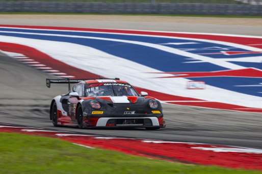 #28 Porsche 911 GT3-R (992) EVO of JP Martinez and Jan Heylen, RS1, GT World Challenge America, Pro-Am, SRO America, Circuit of The Americas, Austin, TX, Apr 24 - 26, 2026
 | Fabian Lagunas | www.lagunasphotography.com | 2026