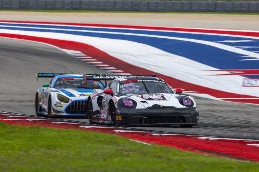 #88 Porsche 911 GT3-R (992) EVO of John Gilliland and Loek Hartog, Kellymoss, GT World Challenge America, Pro-Am, SRO America, Circuit of The Americas, Austin, TX, Apr 24 - 26, 2026
 | Fabian Lagunas | www.lagunasphotography.com | 2026
