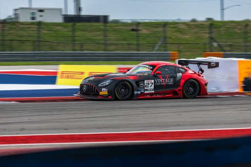 #27 Mercedes-AMG GT3 EVO of Jason Daskalos and Lorcan Hanafin, JMF Motorsports, GT World Challenge America, Pro-Am, SRO America, Circuit of The Americas, Austin, TX, Apr 24 - 26, 2026
 | Fabian Lagunas | www.lagunasphotography.com | 2026