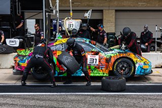 #31 Porsche 911 GT3-R (992) EVO of Dave Musial Jr. and Ryan Yardley, Wright Motorsports, GT World Challenge America, Pro-Am, SRO America, Circuit of The Americas, Austin, TX, Apr 24 - 26, 2026
 | Fabian Lagunas | www.lagunasphotography.com | 2026