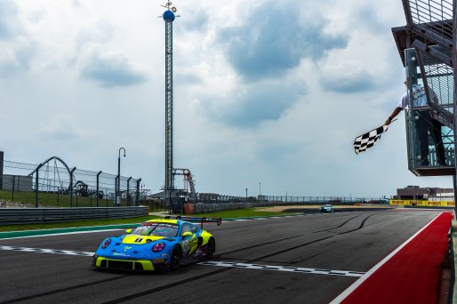#242 Porsche 911 GT3-R (992) EVO of Therese Lahlouh and Thomas Merrill, Wright Motorsports, GT World Challenge America, Pro-Am, SRO America, Circuit of The Americas, Austin, TX, Apr 24 - 26, 2026
 | Fabian Lagunas | www.lagunasphotography.com | 2026
